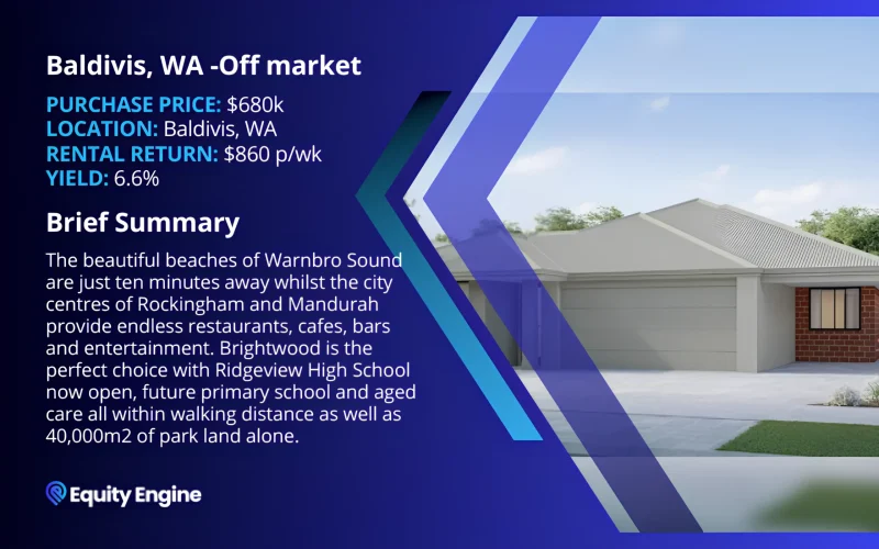 Baldivis, WA -Off market